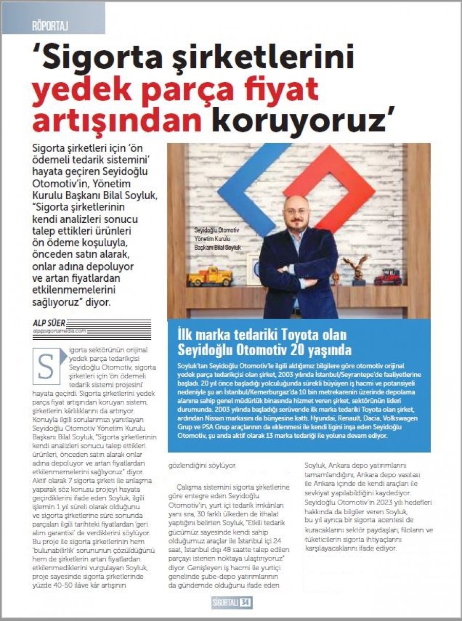 SİGORTALI DERGİSİ MAYIS 2023